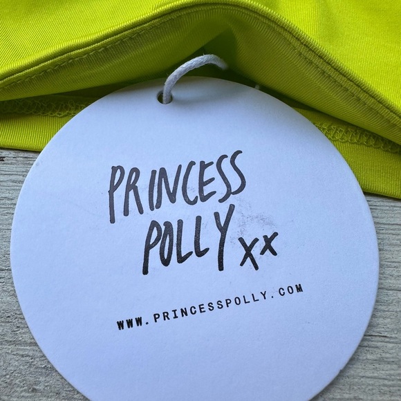 Princess Polly Omarion Top Cropped Halter Cutout Club Wear Size 2 NWT - Picture 5 of 8